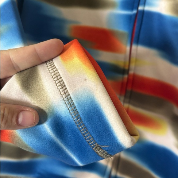 BURTON Dri Ride Womens M Full Zip Multi-Colored Hoodie Snowboarding Ski - Picture 3 of 6